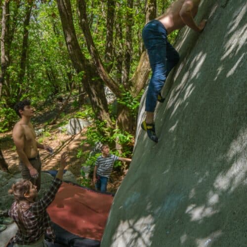 Auffahrtsbouldern Tessin